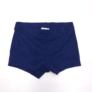 Robin Piccone Mens Navy Blue Swim Trunks Square Cut Drawstring Size Small 265301